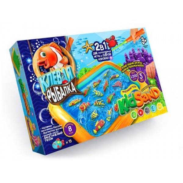 

Игра большая 2 в 1 "Клевая рыбалка + KidSand" (рус) KRKS-01-01