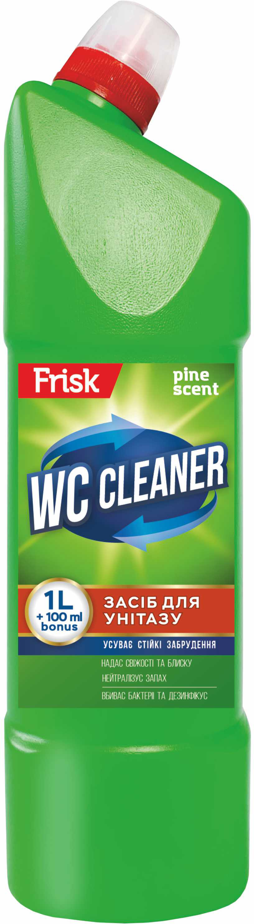 Средство для мытья унитаза Frisk Pine Scent 1.1 л (4820197121380 ...