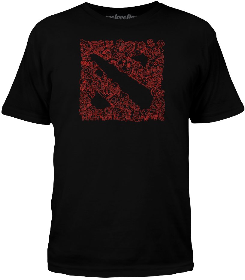 

Футболка Valve Dota 2 Doodle Black, L