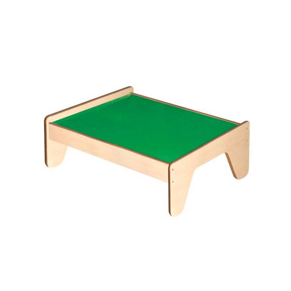 

Стол игровой двусторонний Viga Toys для железных дорог в детскую, игровую комнату дерево зеленый/розовый AFK 50284