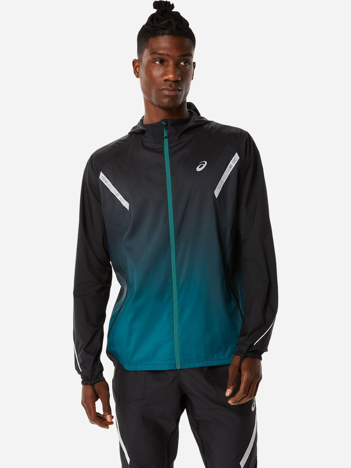 Ветровка ASICS Lite-Show Jacket c-2011C111-001 M Черная (4550455719263 ...
