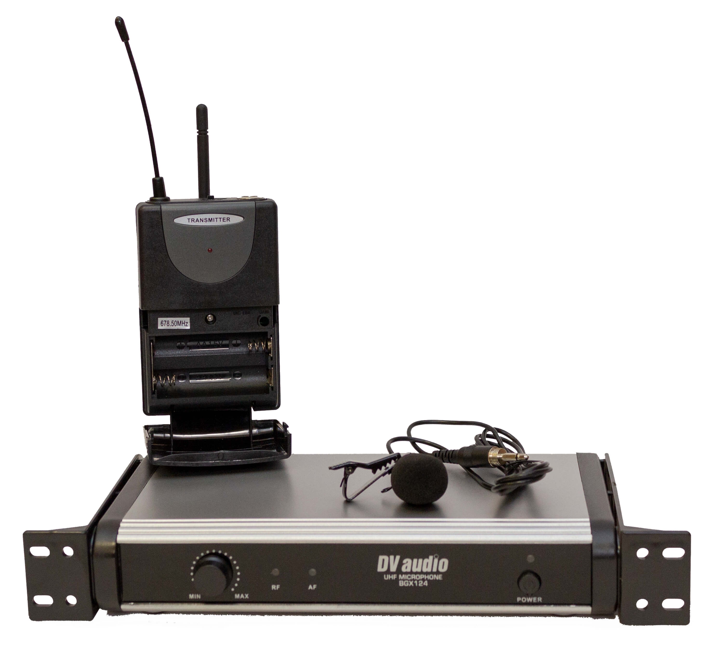 

Радиосистема DV audio BGX-124 с петличным микрофоном