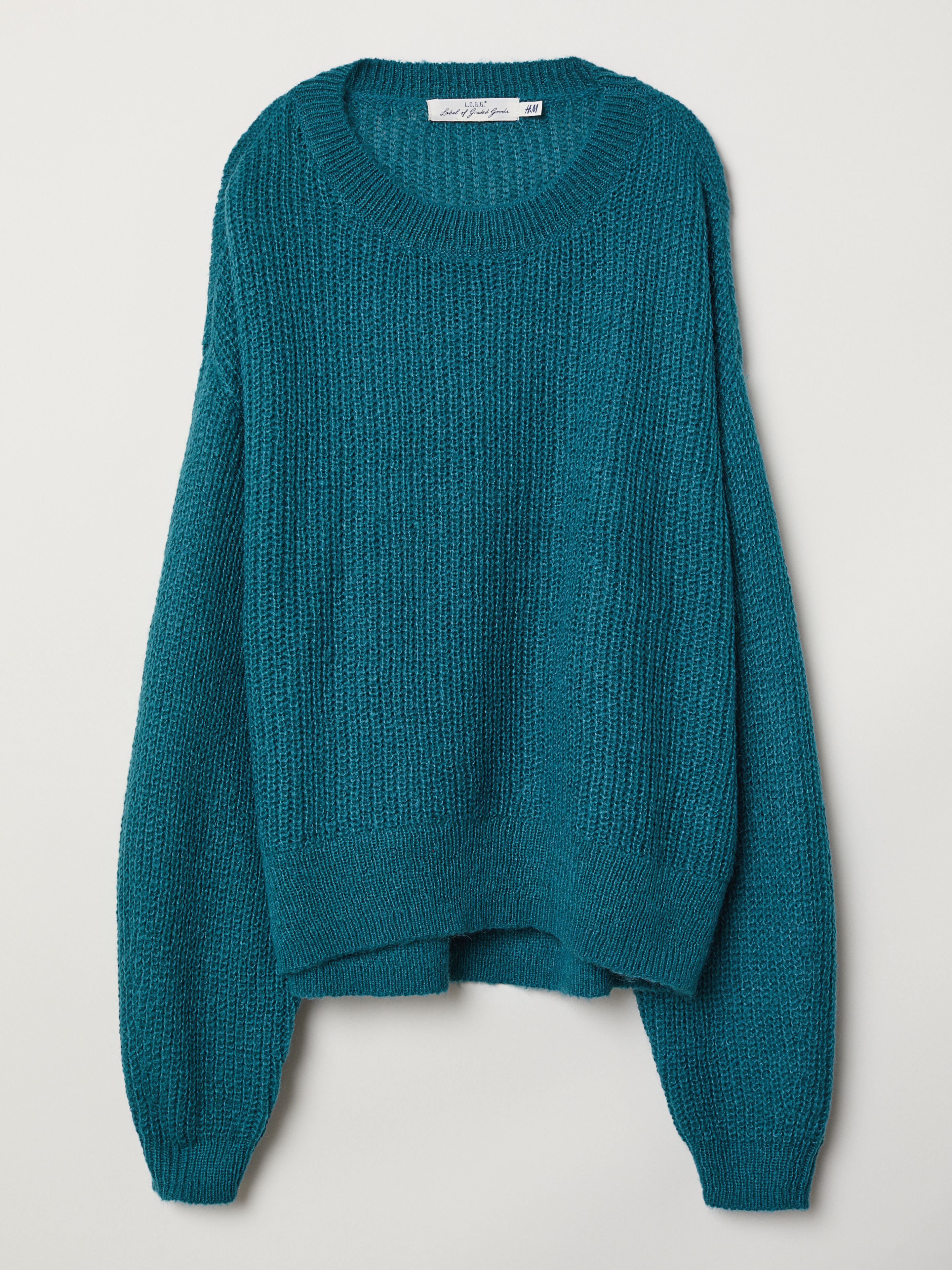 

Джемпер H&M 5021868 S Темно-бирюзовый
