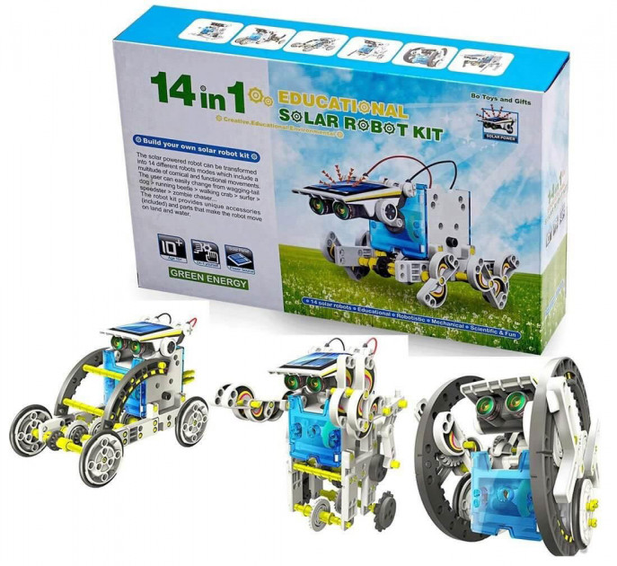 

Робот-конструктор 14 в 1 Solar Robot kit (zhb0385)
