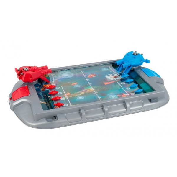

Настольная игра Technoktoys Морской Бой NEW с пушкой и стальными шариками (16 шт) 56 × 36,5 × 34 см