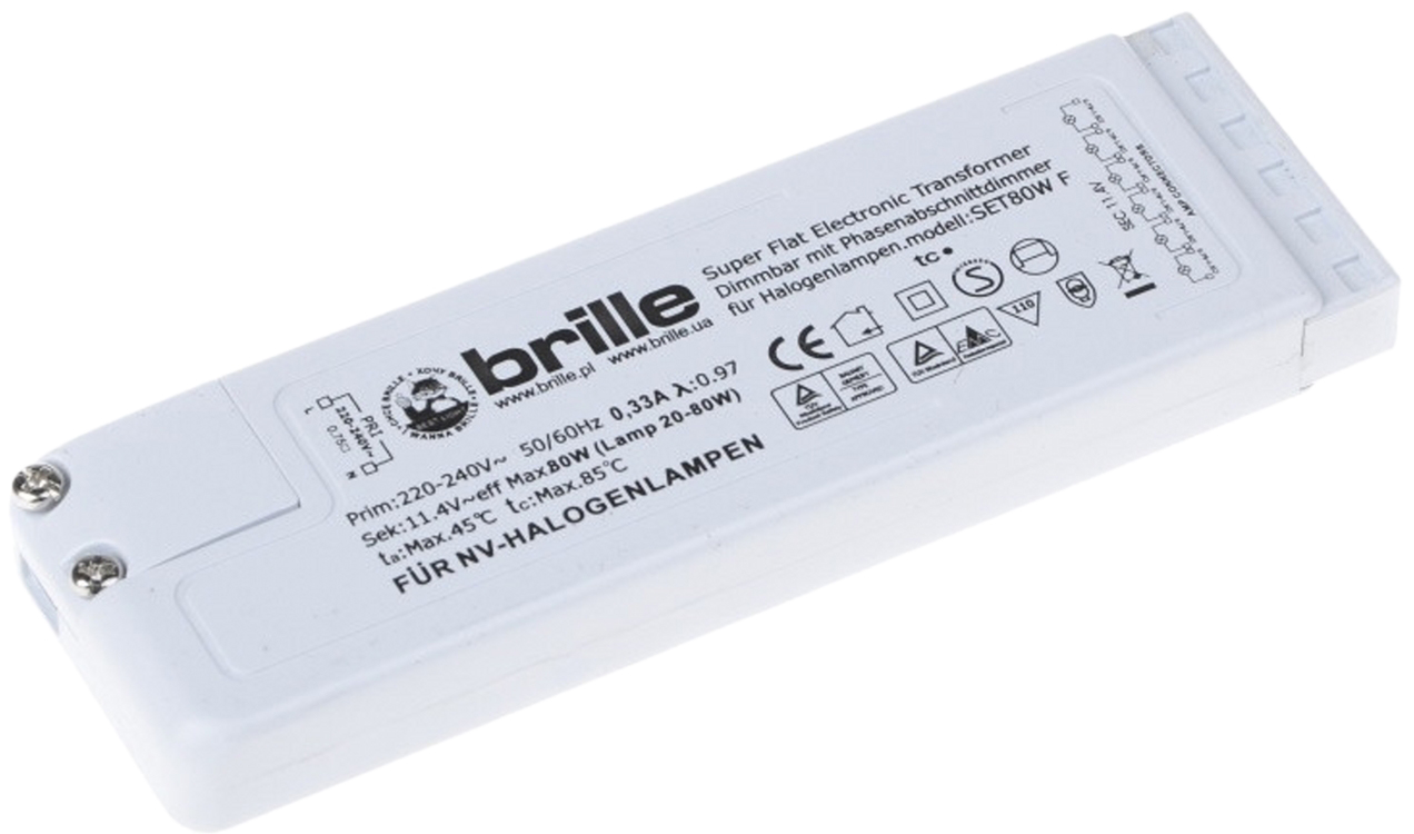 

Трансформатор электронный Brille SET80W F (101079)
