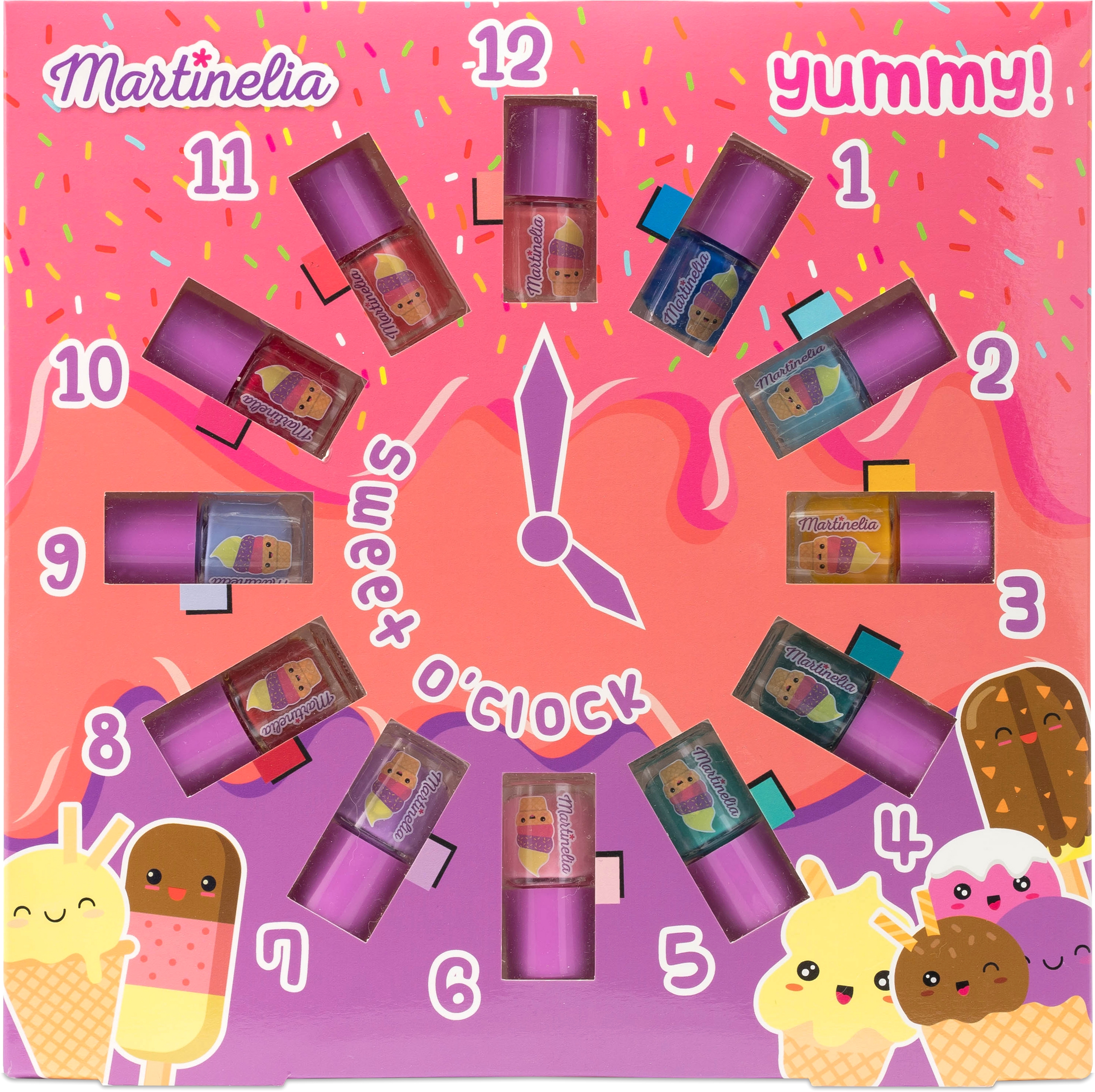 

Набор лаков для ногтей Martinelia Yummy 12 шт (8436576508350)