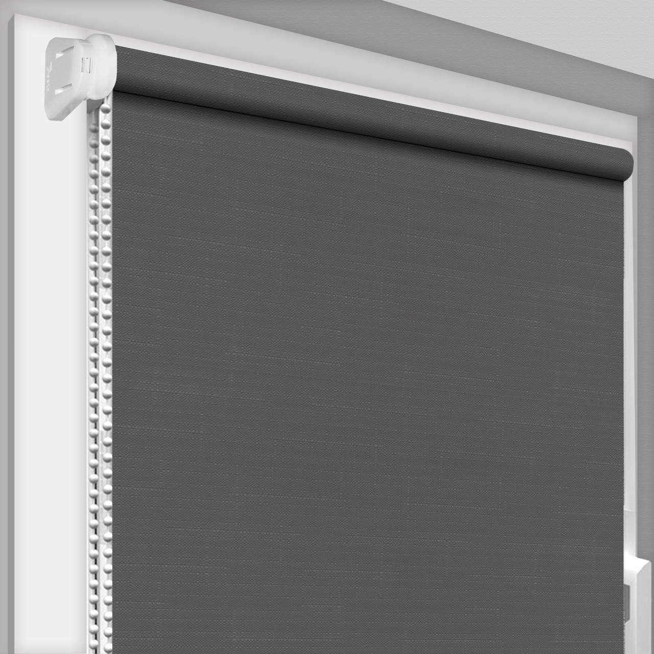 Рулонная штора лен 519 Decoharm 76x170 см Темно-серый – низкие цены ...