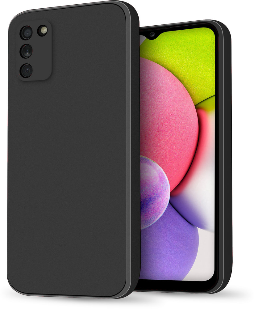 Силиконовый чехол HardCorner для Samsung Galaxy A03s A037 Black (29968 ...