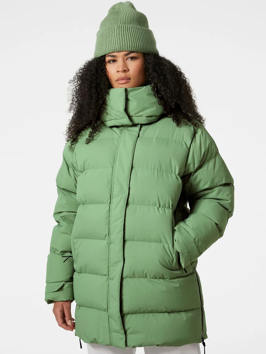 Акція на Куртка зимова жіноча Helly Hansen W Aspire Puffy Parka 53515-406 S Зелена від Rozetka