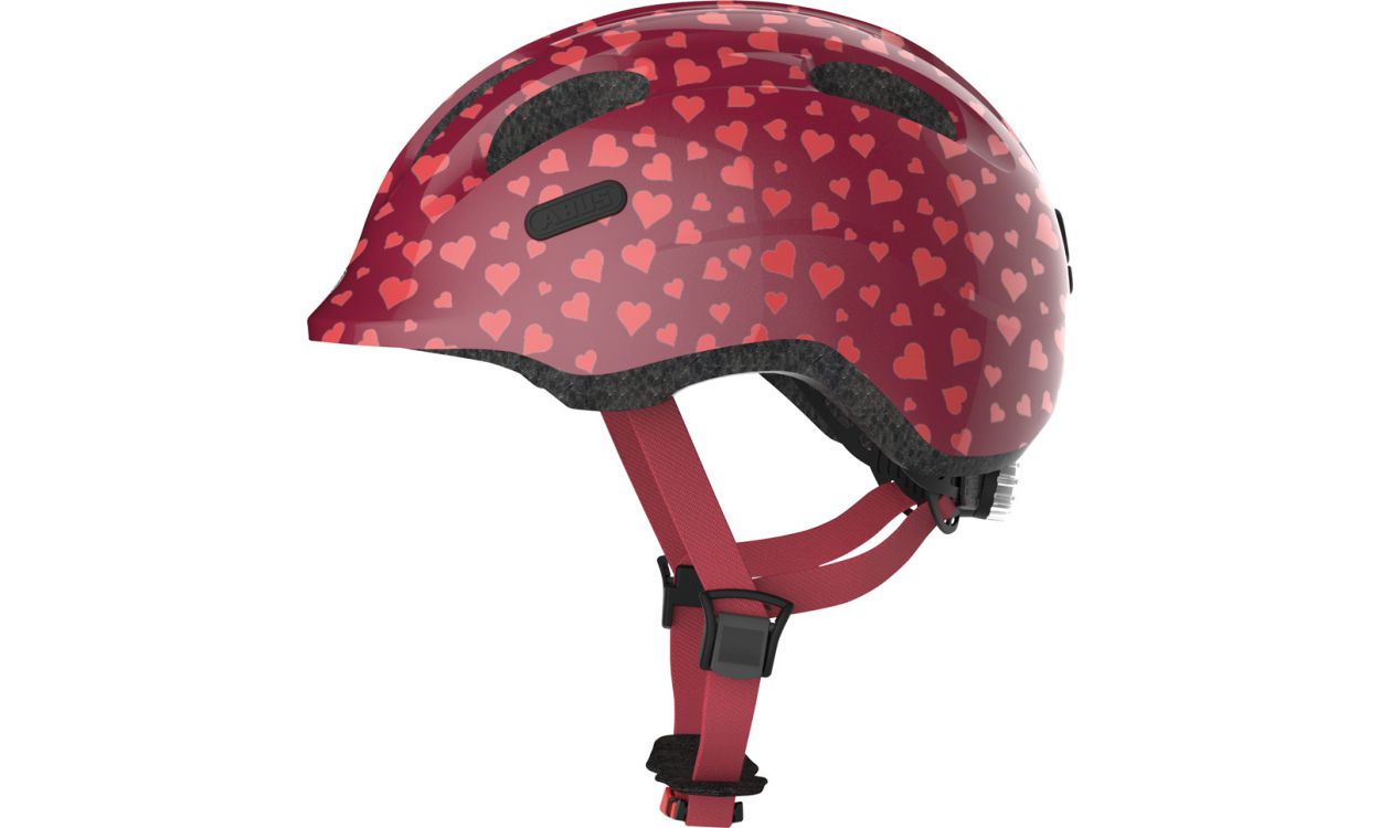 

Велосипедный детский шлем ABUS SMILEY 2.0 Cherry Heart S (45-50 см) (869556)