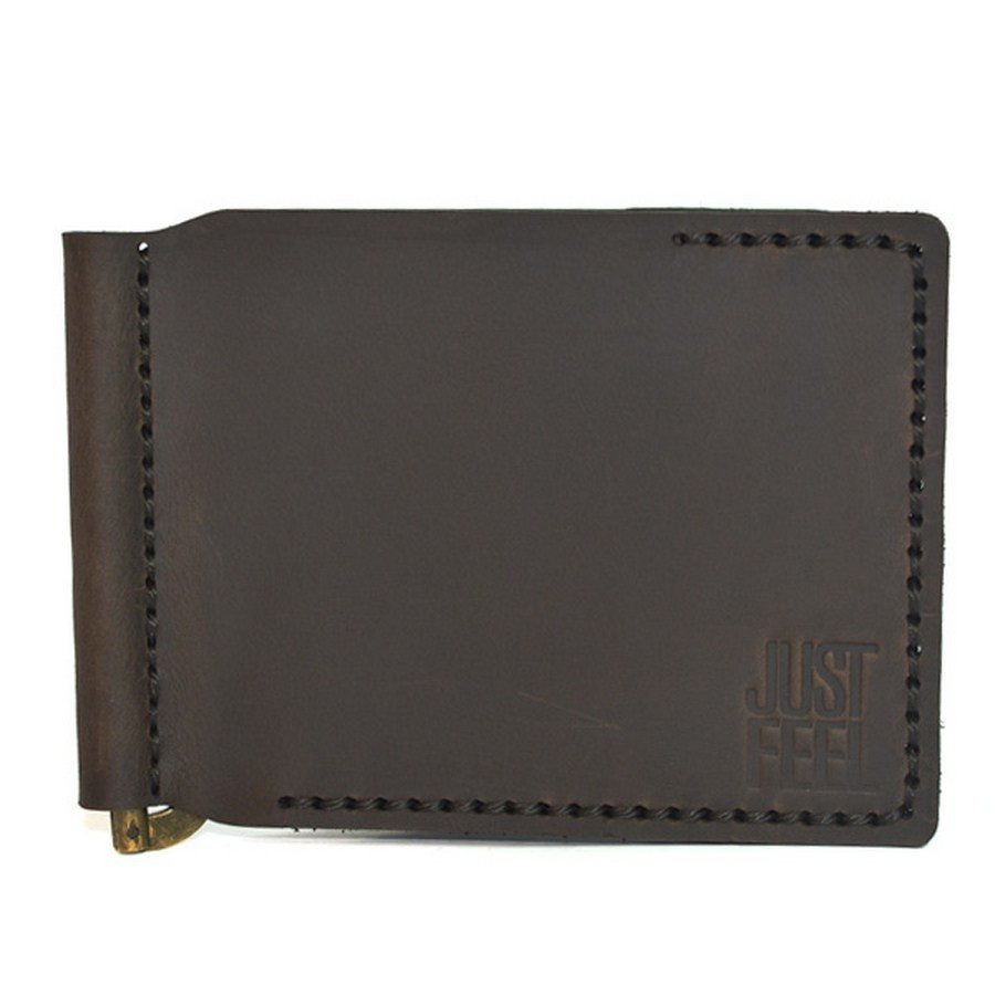 

Зажим Just feel "Moneyclip"коричневый