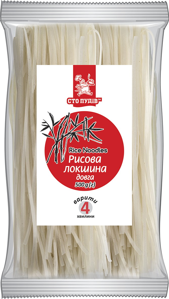 Лапша рисовая Сто Пудов длинная 500 г (4820169834362) – купить по ...