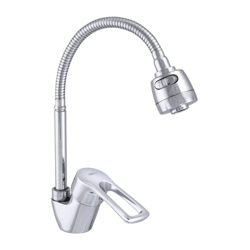 

Смеситель с гибким изливом для кухни ZERIX YUB 181 (ST3063)