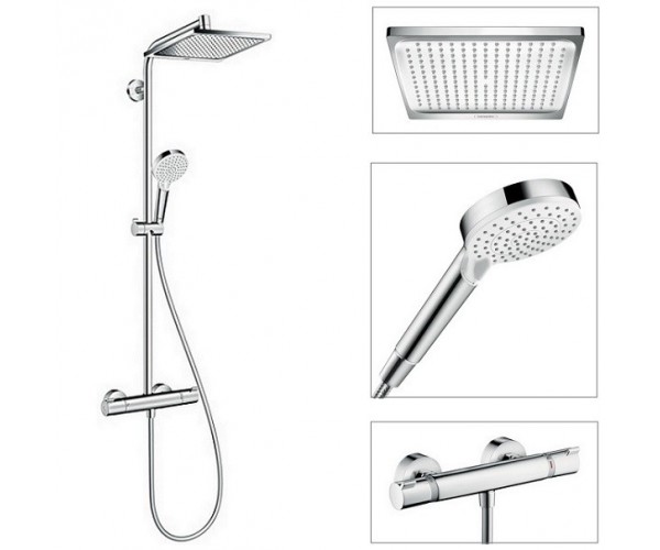 

Душевая система с термостатом HANSGROHE Crometta E 27271000
