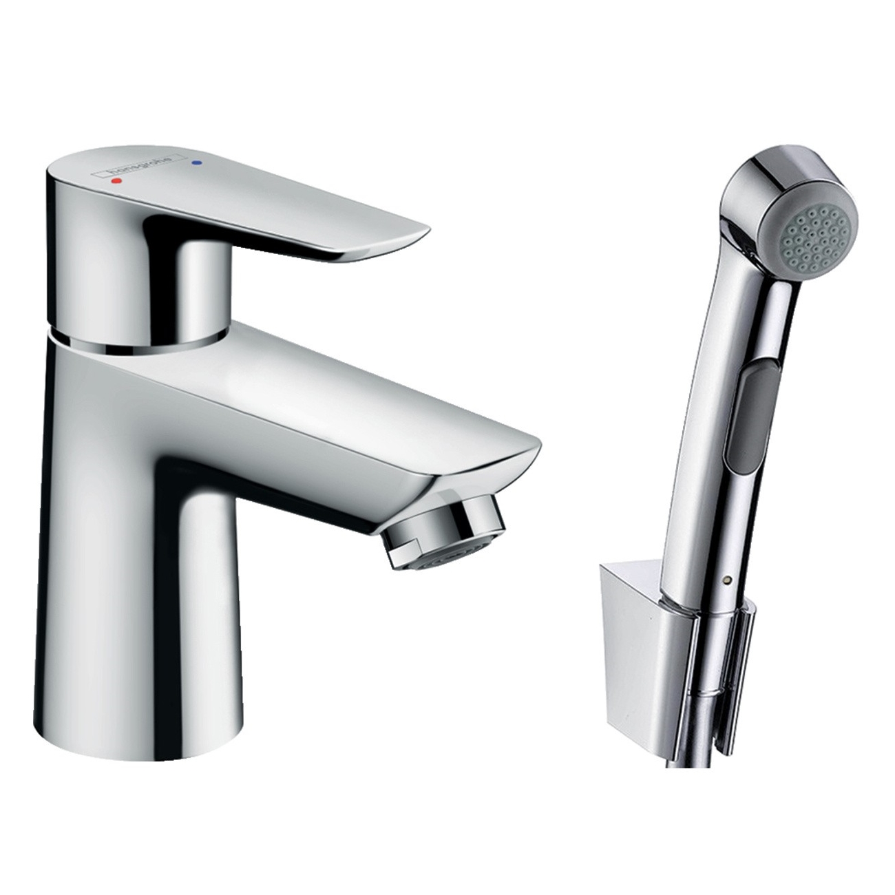 

Смеситель с гигиеническим душем и донным клапаном HANSGROHE TALIS E 71729000