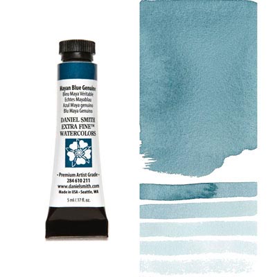 

Краска акварельная Daniel Smith 5мл Mayan Blue Genuine