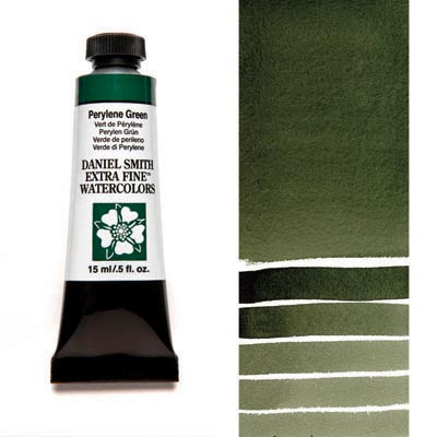 

Краска акварельная Daniel Smith 15 мл Perylene Green