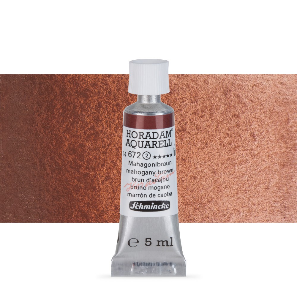 

Акварель Schmincke Horadam Aquarell 5 мл mahogany brown