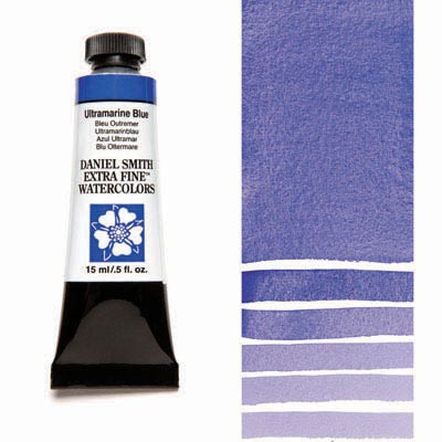 

Краска акварельная Daniel Smith 15 мл Ultramarine Blue
