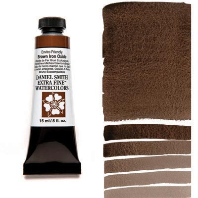 

Краска акварельная Daniel Smith 15 мл Enviro-friendly Brown Iron Oxide