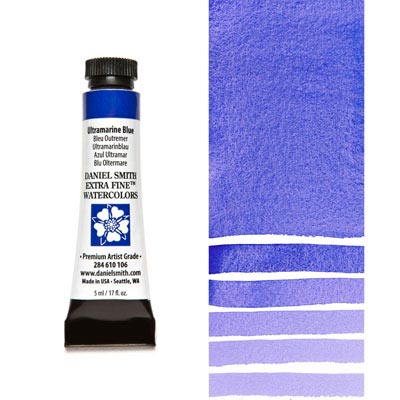 

Краска акварельная Daniel Smith 5 мл Ultramarine Blue