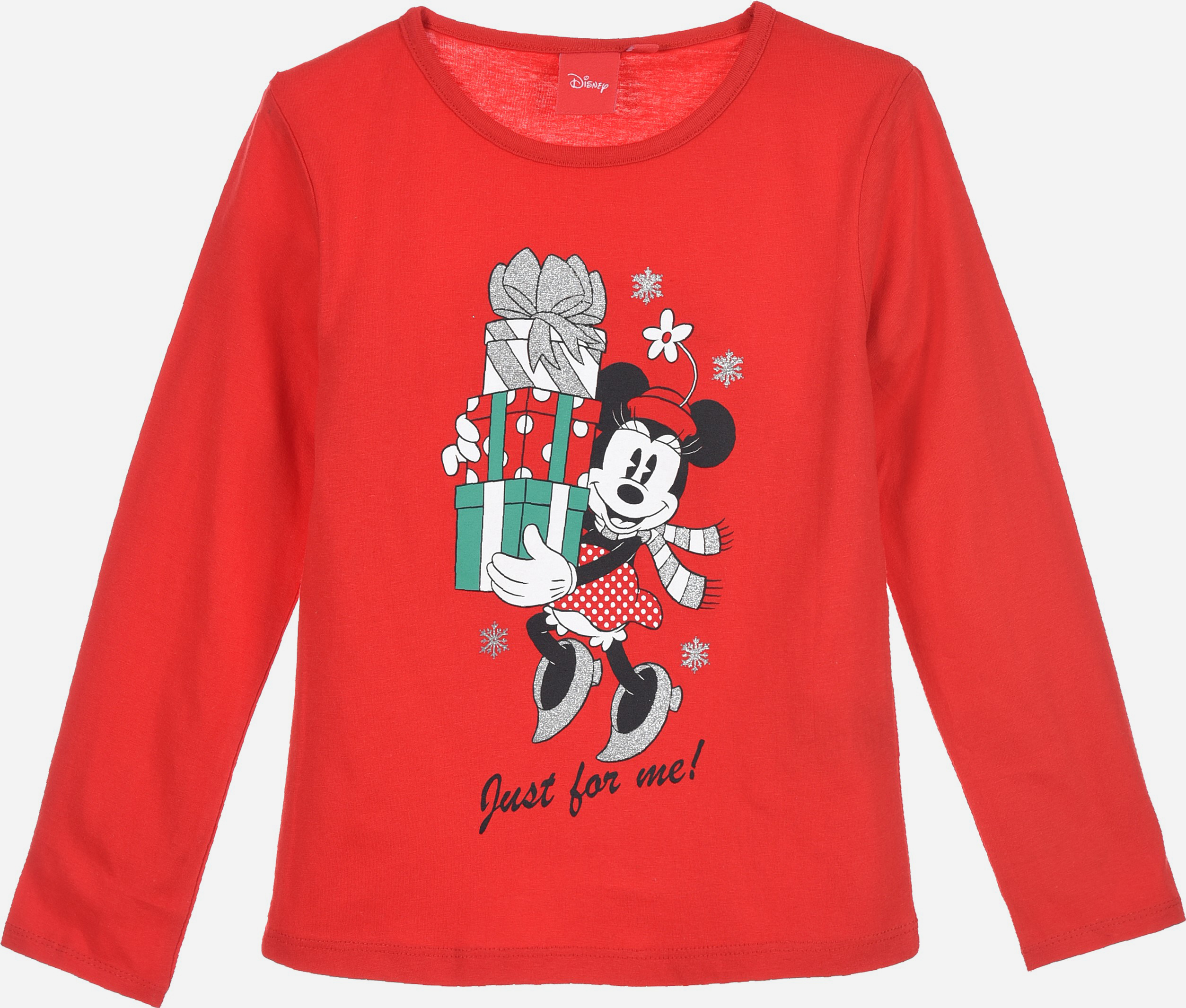 

Футболка с длинным рукавом Disney MINNIE TH1134 NY 98 см Красная