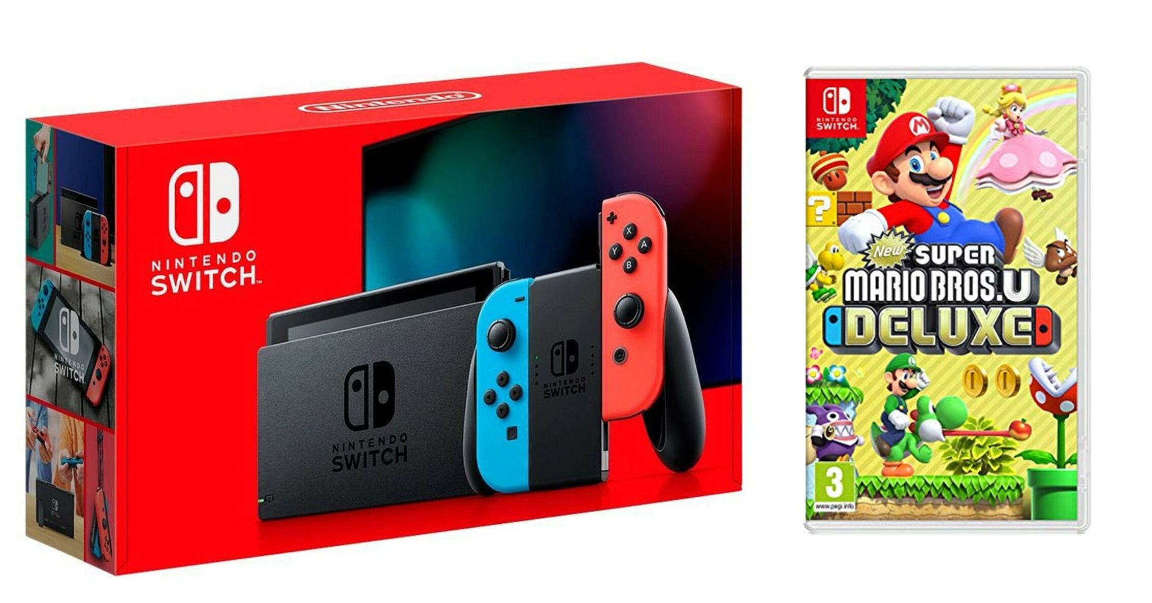 Nintendo Switch Neon blue/red - Обновлённая версия + NEW SUPER MARIO BROS.  U DELUXE (NINTENDO SWITCH) – фото, отзывы, характеристики в  интернет-магазине ROZETKA от продавца: GameSales | Купить в Украине: Киеве,  Харькове,