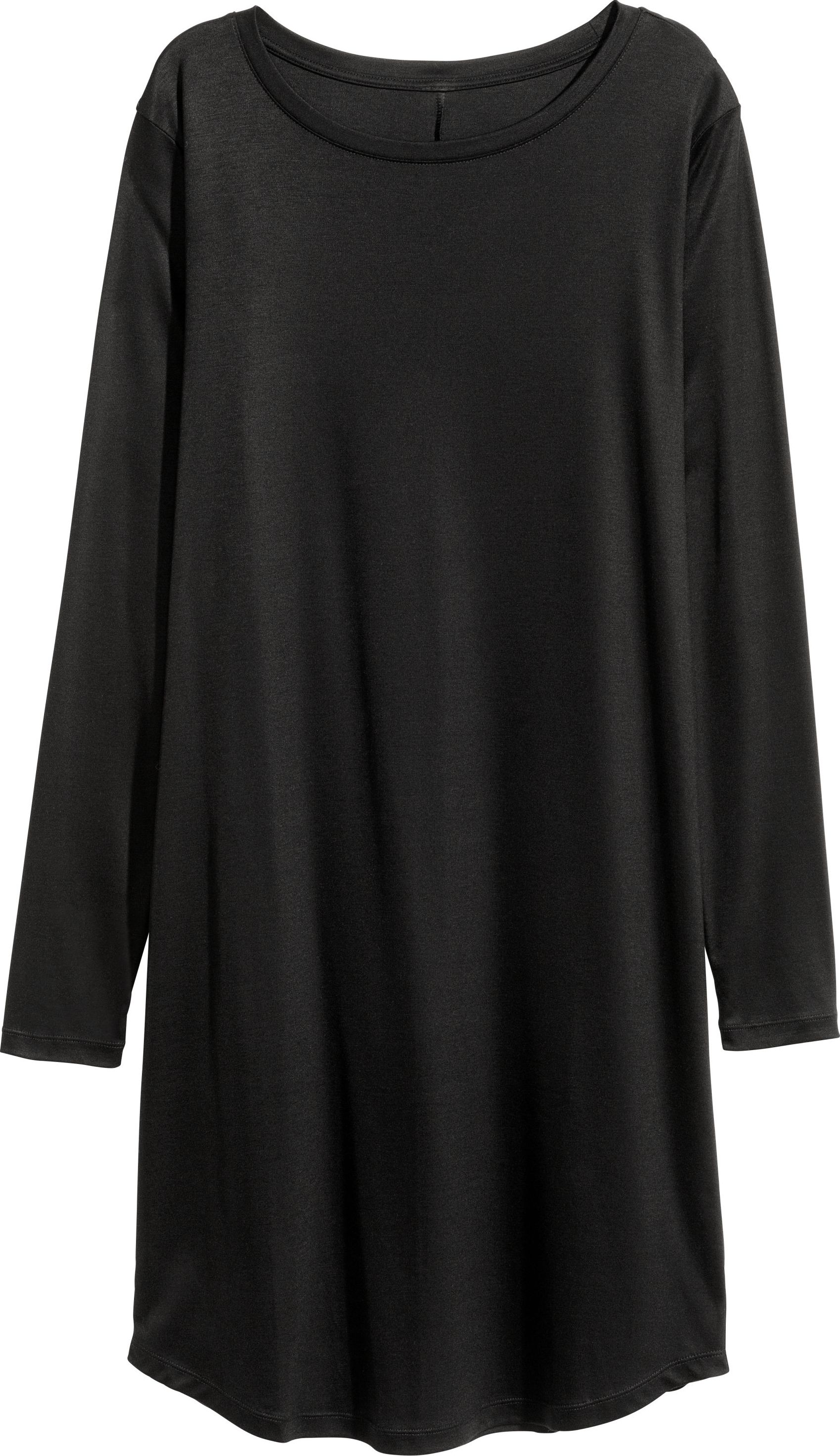 Акція на Сукня-футболка міні осіння жіноча H&M XAZ137700GOWC S Чорна від Rozetka
