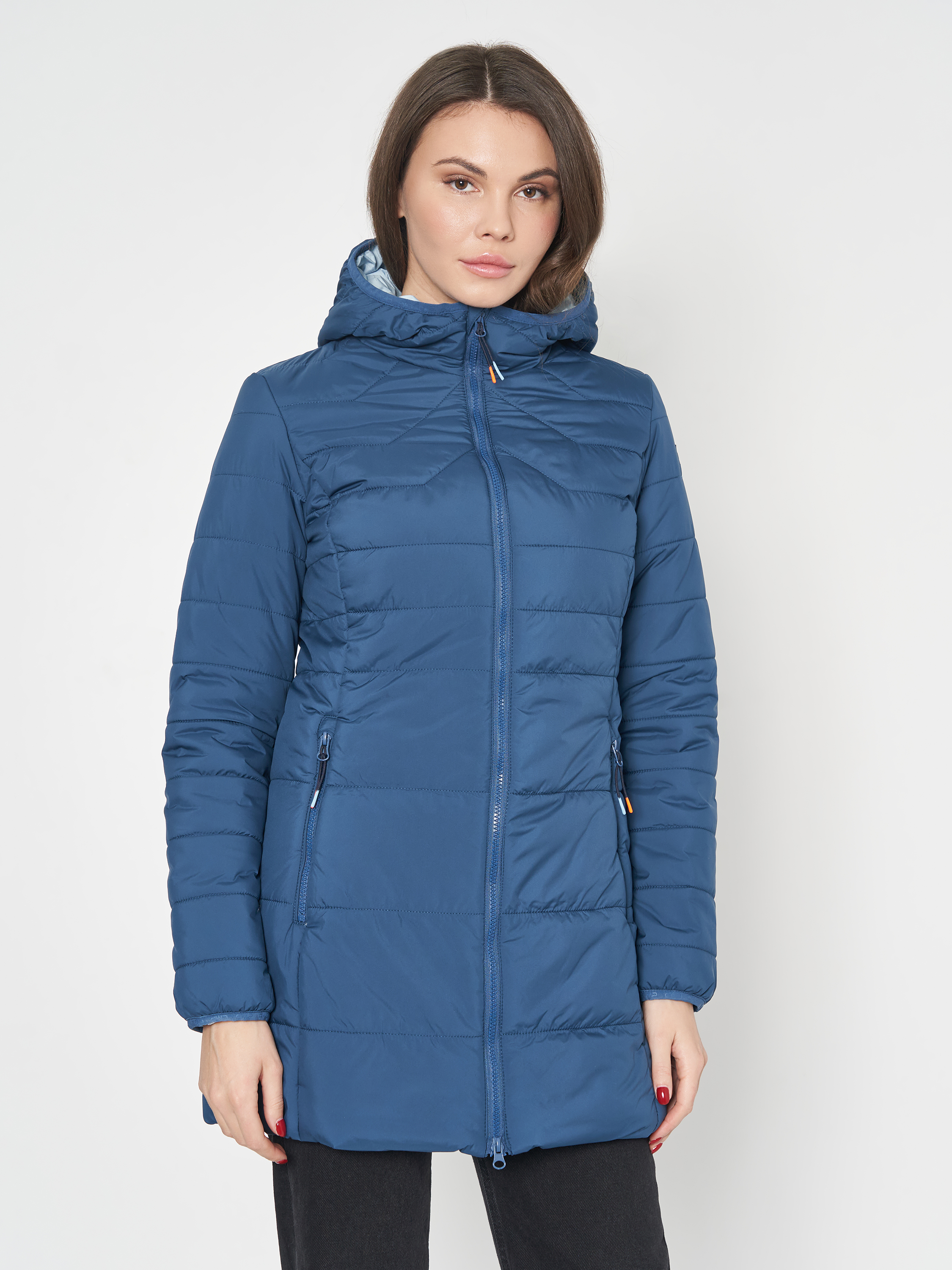 Акція на Куртка зимова жіноча CMP 32K1556-M928 38 Blue Ink від Rozetka