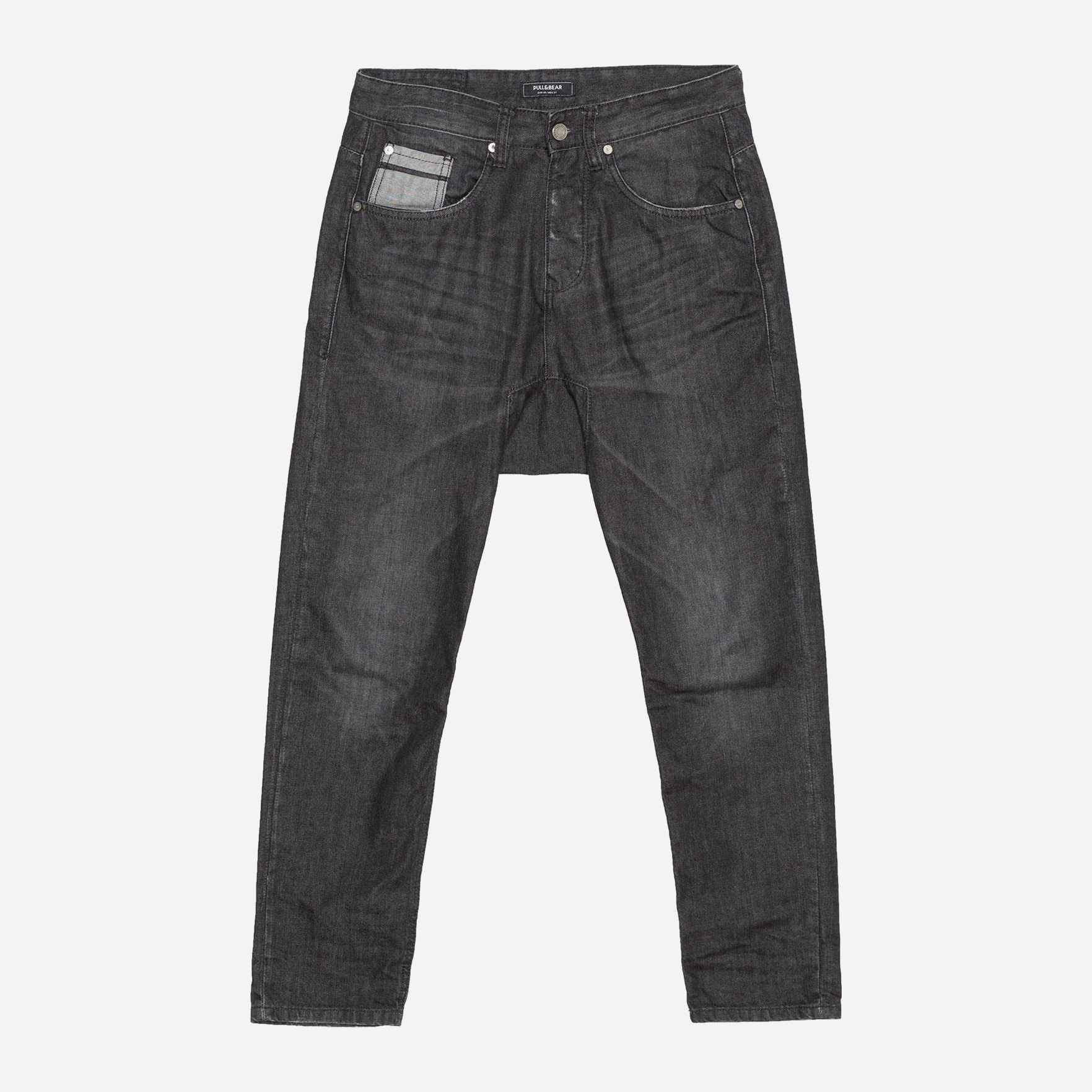 Джинсы Pull & Bear XAZ177604PNPJ 36-29 Темно-серые (DD8000006934646 ...