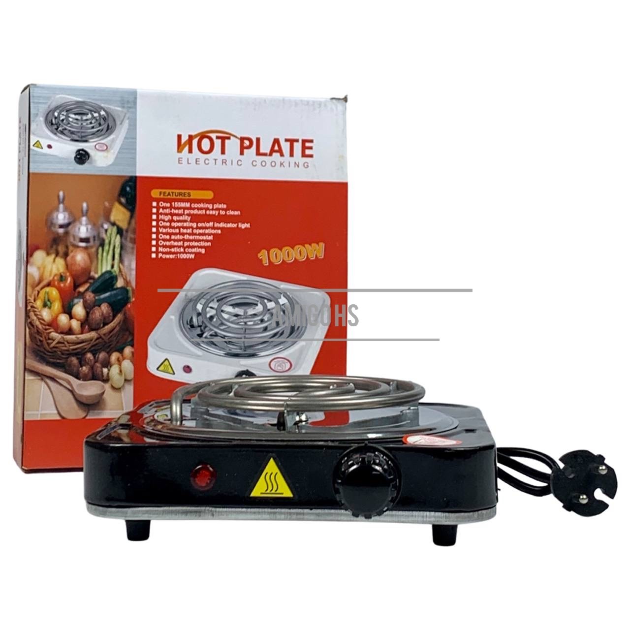 Плитка (печка) Hot plate чёрная 1000W для кальяна – фото, отзывы,  характеристики в интернет-магазине ROZETKA от продавца: Amigo-HS | Купить в  Украине: Киеве, Харькове, Днепре, Одессе, Запорожье, Львове