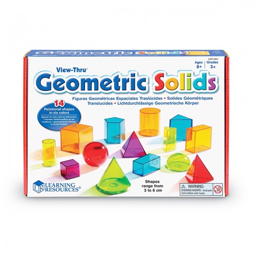 

Обучающий игровой набор Learning Resources 3D-Геометрия Разноцветный LER4331