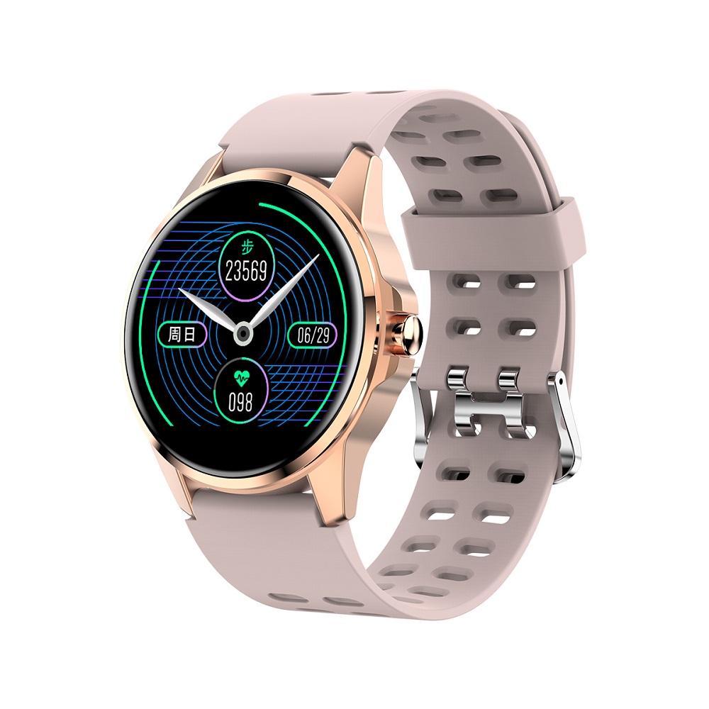 Смарт-часы фитнес Smart Watch Pro R23 (пульс) розовый силикон – низкие ...