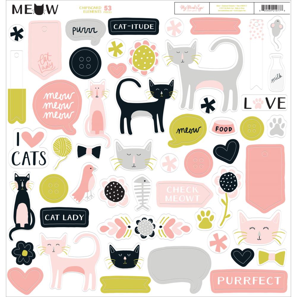 

Чипборд от My Minds Eye - Meow