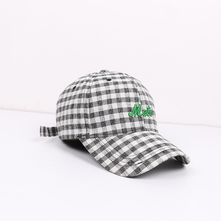 

Кепка Jsstore Mets Черная Клетка