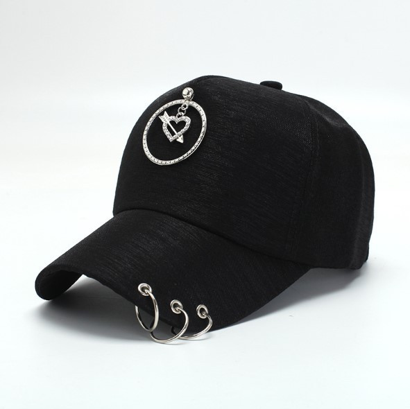 

Кепка Jsstore Сердце Черная с Кольцами