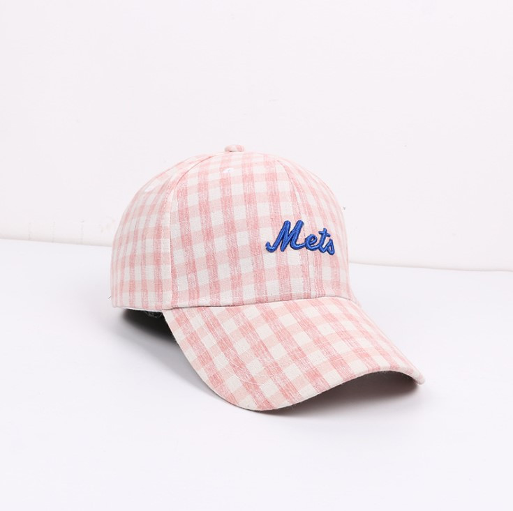

Кепка Jsstore Mets Розовая в Клетку