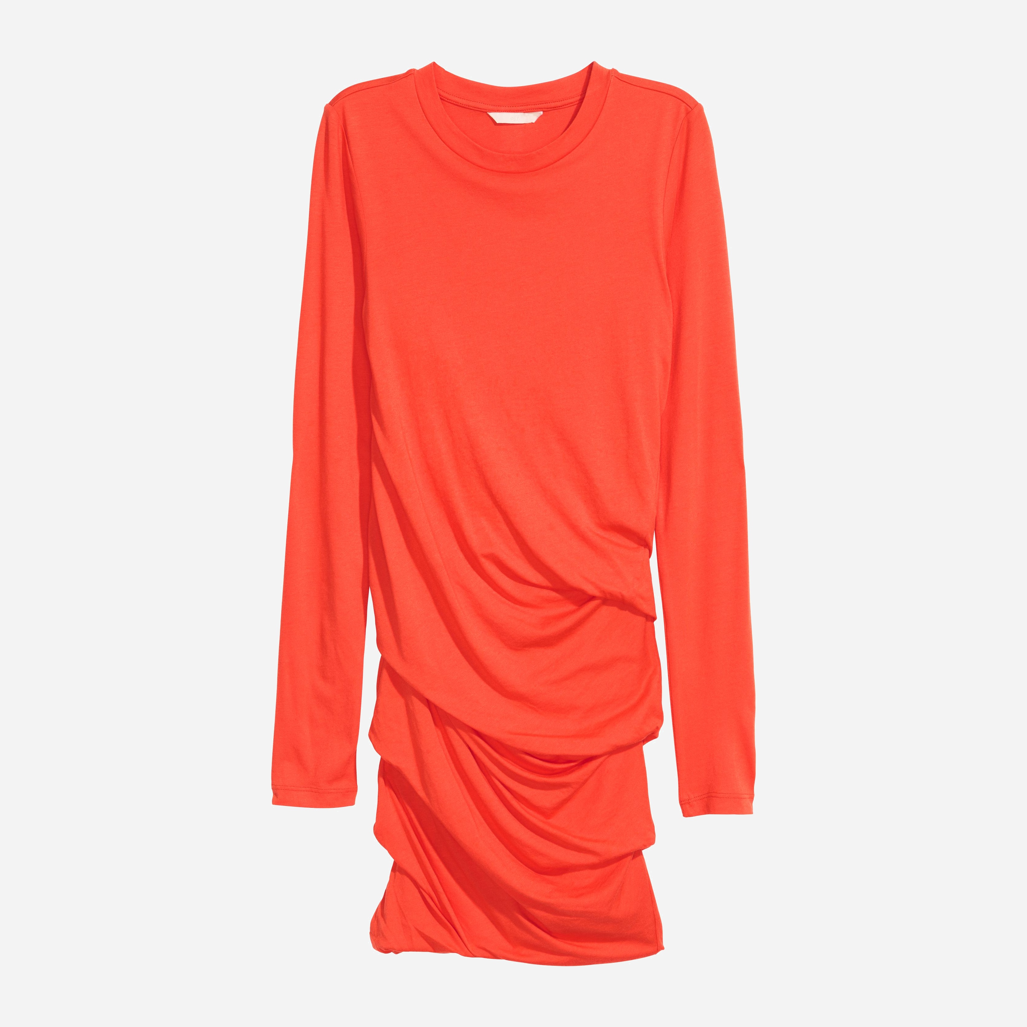 Акція на Сукня-футболка міні осіння жіноча H&M 5850946RP3 38 Темно-оранжева від Rozetka