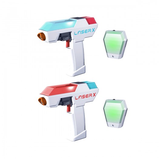 

Игровой набор для лазерных боев Laser X Мини Для Двух Игроков Белый 88053
