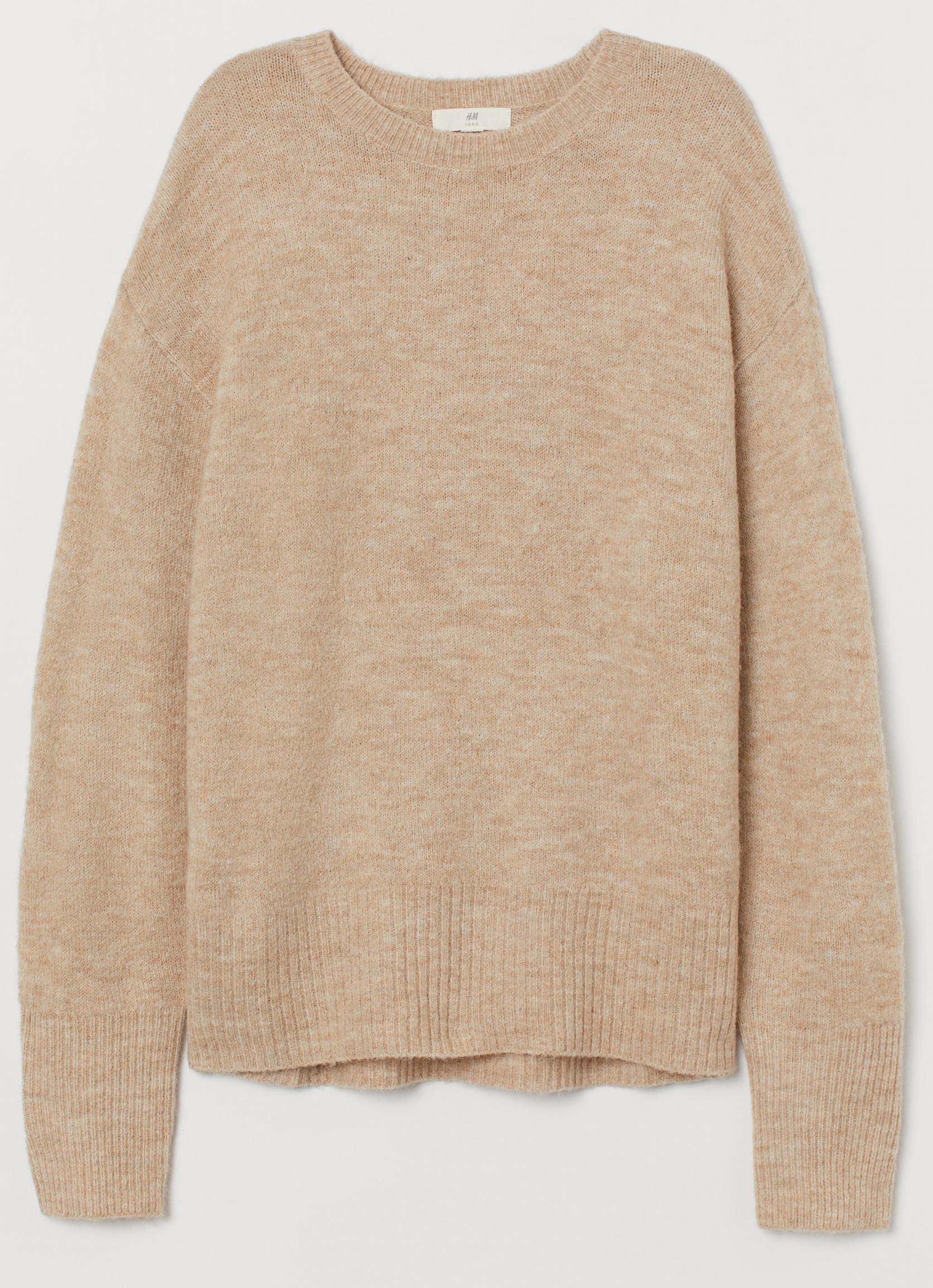 

Джемпер H&M 7759966 XL Светло-бежевый