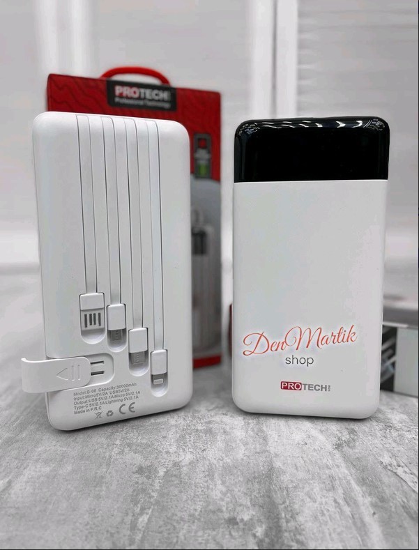 УМБ Повербанк Внешний аккумулятор Power Bank ProTech B-06 30000 mAh ...