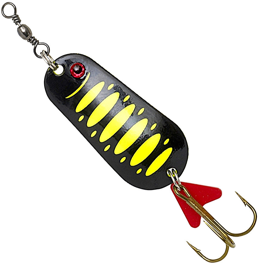 

Блесна DAM Effzett Standard Spoon 45 г 8 см Fluo Yellow/Black UV (69616)