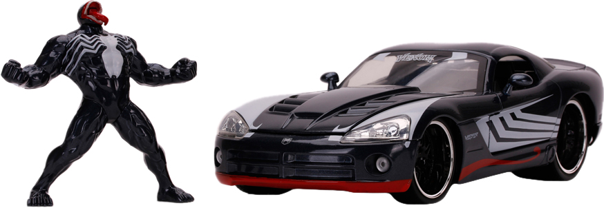 

Машина металлическая Jada Марвел Человека-Паук Dodge Viper SRT10 (2008) + фигурка Венома 1:24 (253225015) (4006333070457)