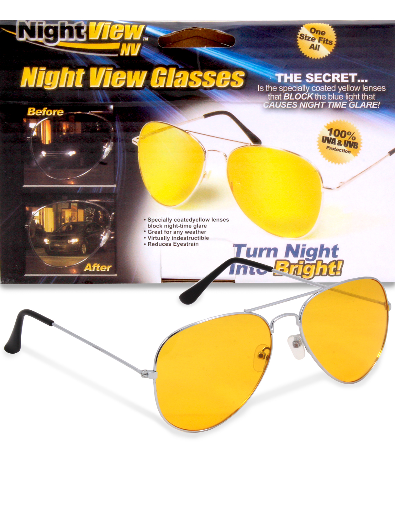 Очки для вождения ночью Night view glasses Универсальные для любой погоды и  времени суток Антифары – фото, отзывы, характеристики в интернет-магазине  ROZETKA от продавца: InTrend | Купить в Украине: Киеве, Харькове, Днепре,