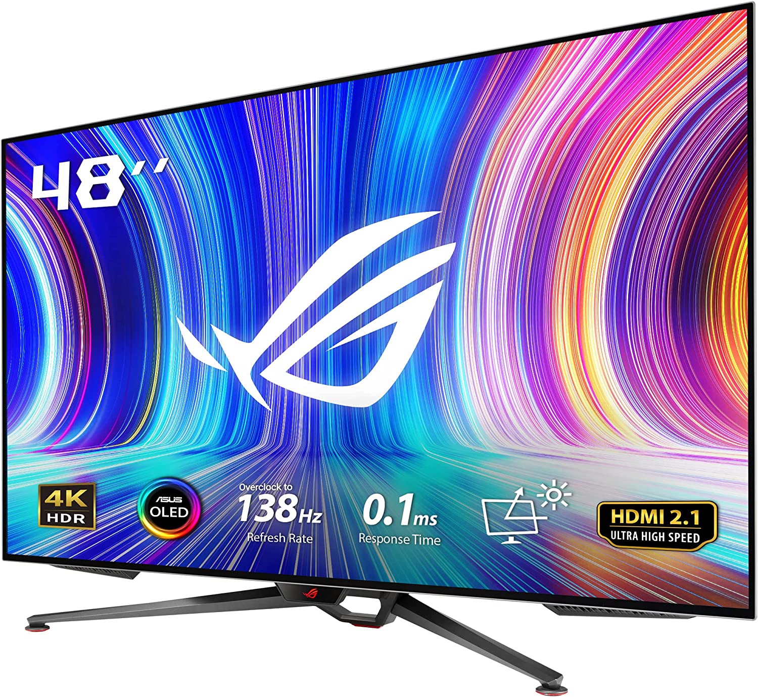 Монитор 47.5" Asus ROG Swift OLED PG48UQ (90LM0840-B01970) 4K OLED ...