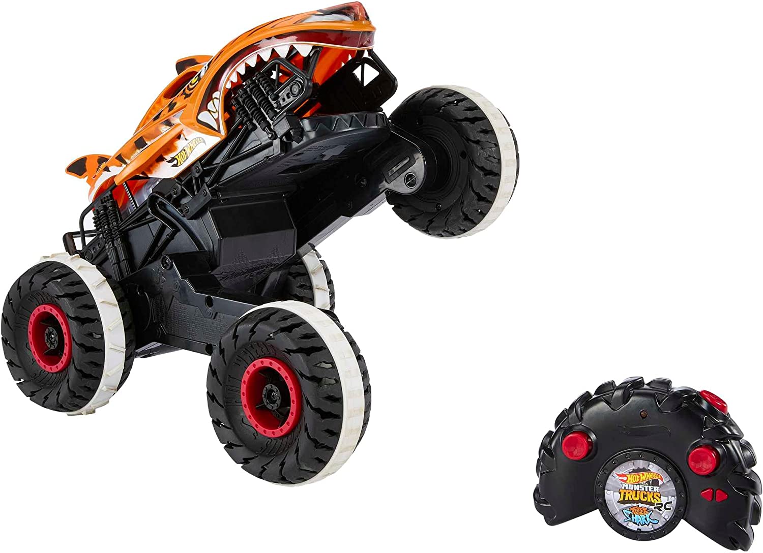 Большой Монстр Трак 1:15 Тигровая Акула на Пульте Управления Monster Trucks  RC Tiger Shark Hot Wheels HGV87 – фото, отзывы, характеристики в  интернет-магазине ROZETKA от продавца: ActionToyStore | Купить в Украине:  Киеве,