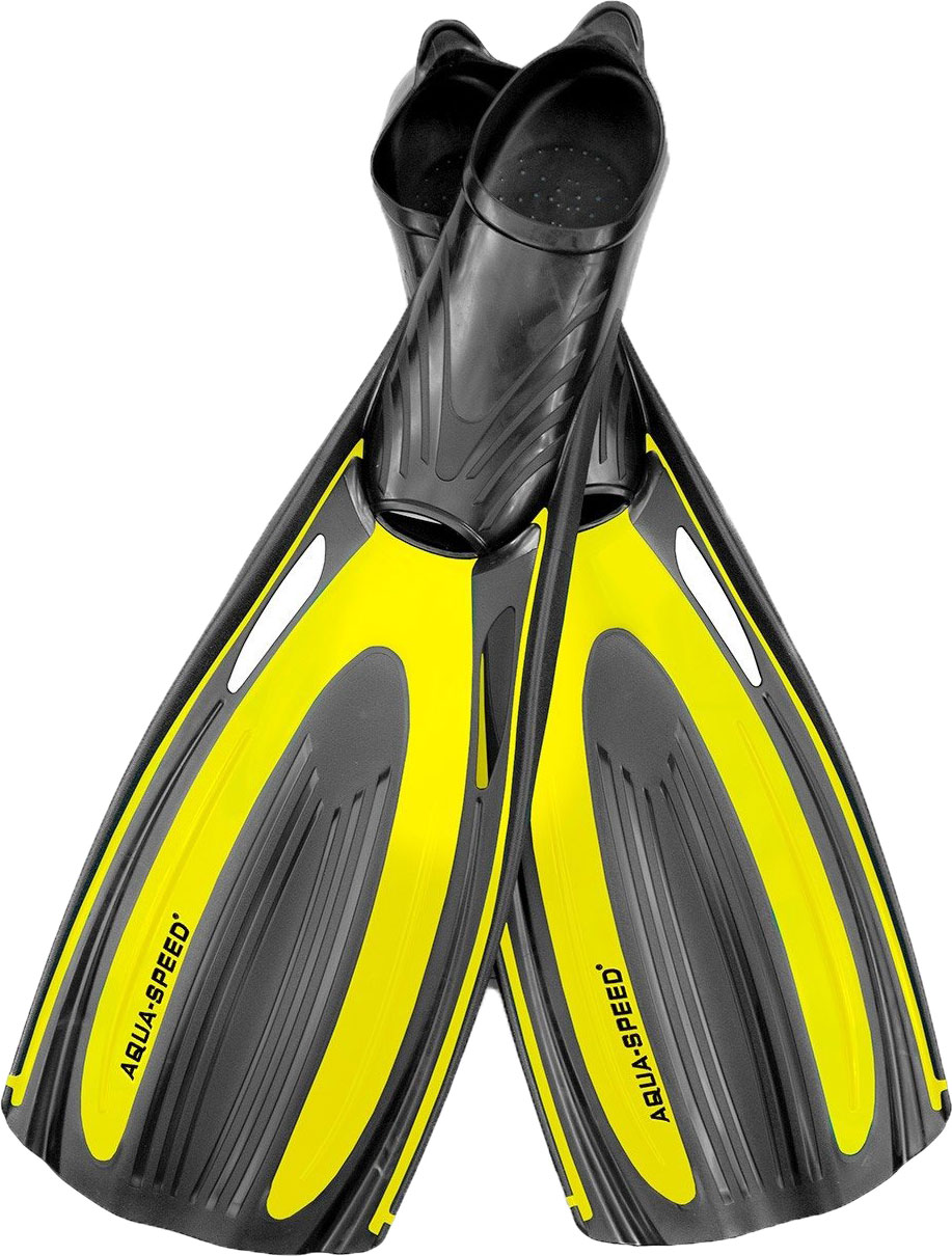 Ласты Aqua Speed HYDRO 4755 (530-18) Уни 46-47 Черно-желтые ...