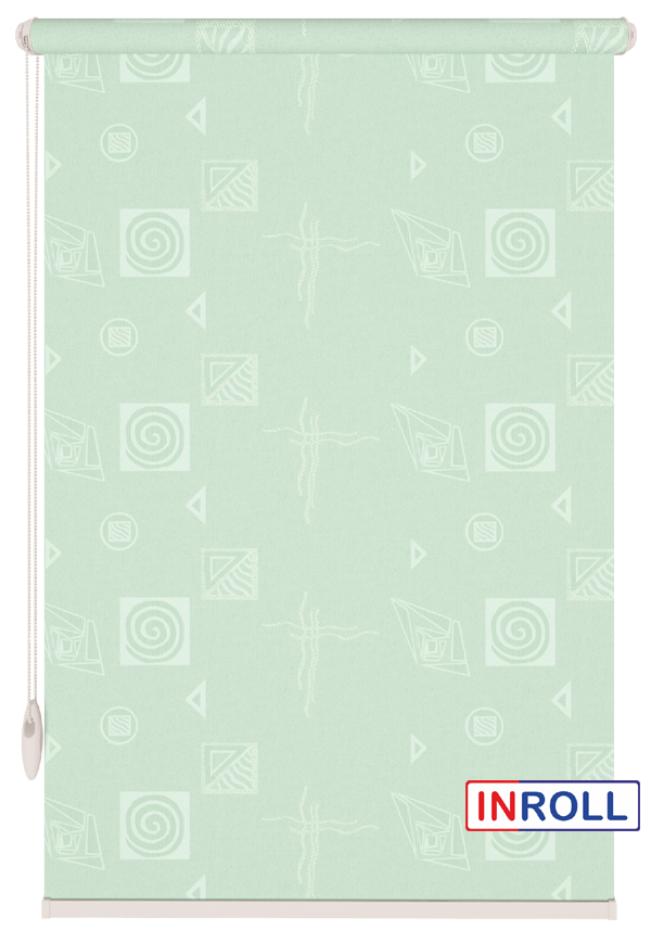 

Ролета тканевая INROLL Есо-Mini 130х165 см Ikea Салатовый 2073