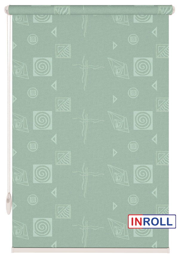 

Ролета тканевая INROLL Есо-Mini 122,5х165 см Ikea Мятный 2068